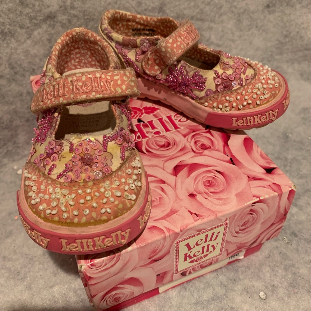 Lelli Kelly beaded leather walker